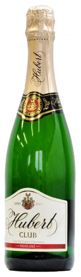 Hubert Club Polosladký Sekt 11,5% 0,75l