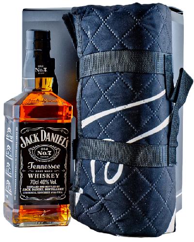Jack Daniel's Old N°. 7 40% 0,7L (dárkové balení pikniková deka)