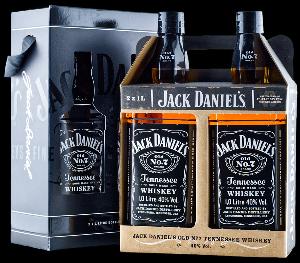 Jack Daniel´s Twin Pack 40% 2x1,0L (karton)
