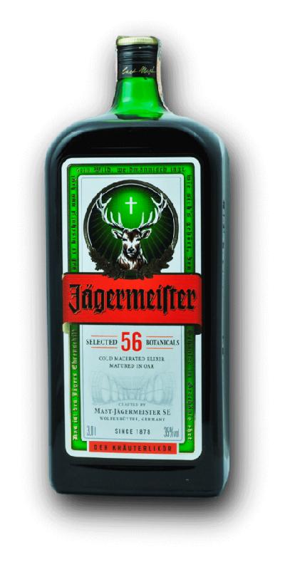 Jägermeister 35% 3L – bylinný likér (holá láhev)