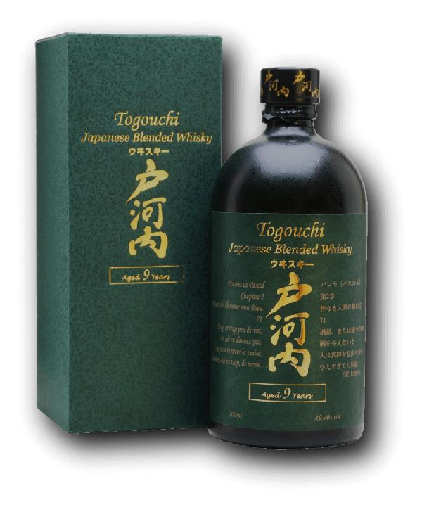 Togouchi 9YO Japanese Blended Whisky 40% 0,7 l – karton