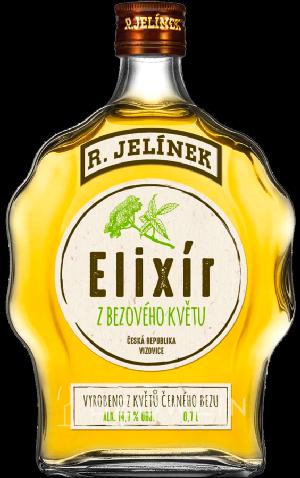 Jelínek Elixír z bazového kvetu 14,7% 0,7l (holá láhev)