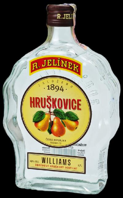 Jelínek Hruškovica Budík 42% 0,7l (holá láhev)