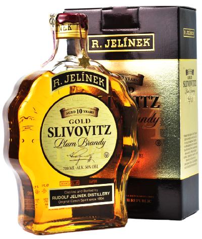 Jelínek Gold Slivovitz 10YO Zlatá Slivovice 50% 0,7L