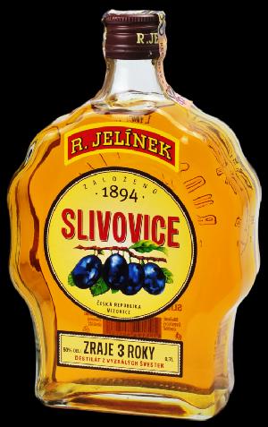 Jelínek Slivovica Zlatá Budík 50% 0,7l (holá láhev)
