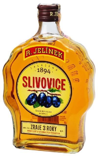 Jelínek Slivovica Zlatá Budík 50% 0,7l (holá láhev)