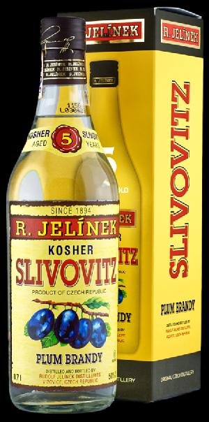 R. Jelínek Slivovitz 5YO Kosher Bílá 50% 0,7L (karton)