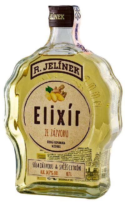 R. Jelínek Elixír ze Zázvoru 14,7% 0,7L (holá láhev)
