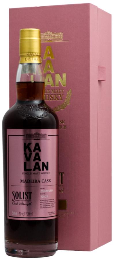 Kavalan Solist Madeira Cask Single Malt Whisky 58,6% 0,7 l