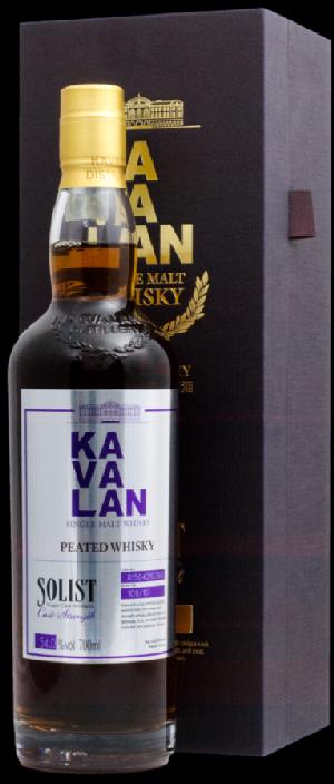 Kavalan Solist Peated Whisky 54% 0,7L (dárkové balení kazeta)