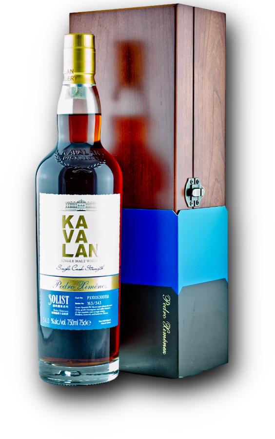 Kavalan Solist Pedro Ximénez 54% 0,75 l — dárkové balení