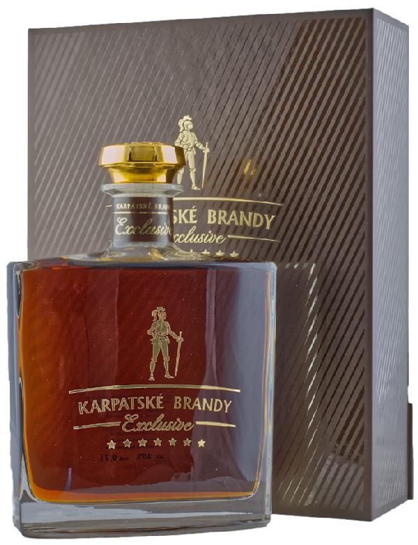 Karpatské Brandy Exclusive 40% 0,7l – dárková kazeta