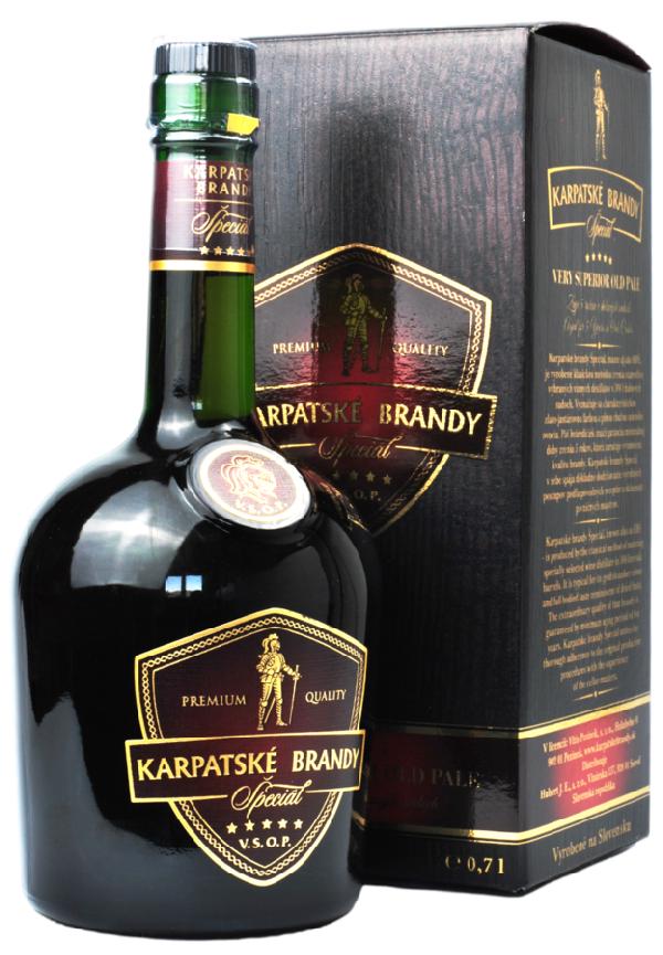 Karpatské Brandy Špeciál 40% 0,7l – pětihvězdičkové brandy