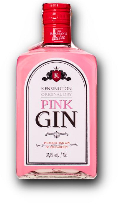 Kensington Pink Gin 37.5% 0.7L (holá láhev)