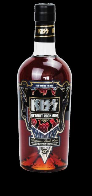 Kiss DERTROIT ROCK RUM 45% 0,7L (holá láhev)