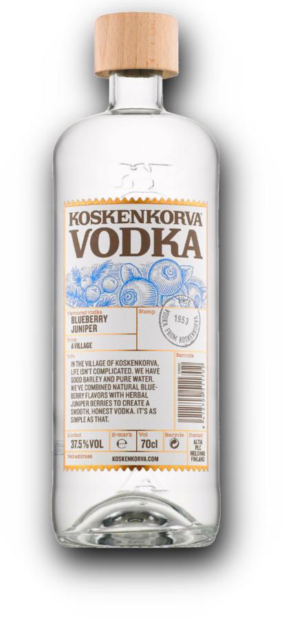 Koskenkorva Blueberry Juniper Vodka 37,5% 0,7 l