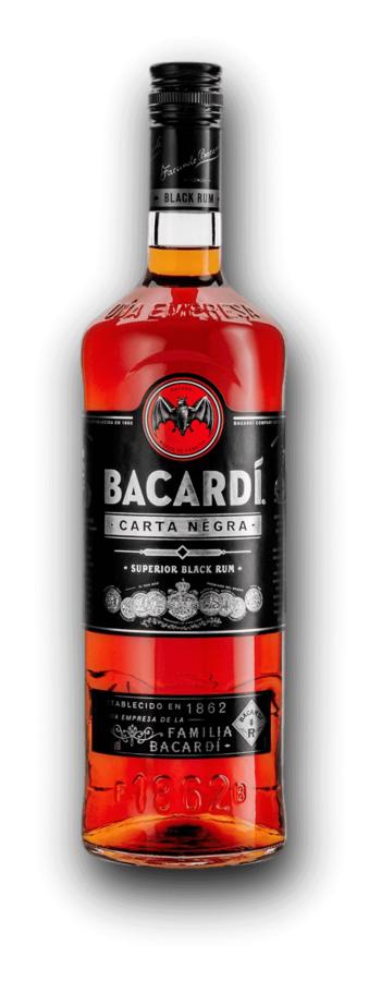 Bacardi Carta Negra 37,5% 1,0L (holá láhev)