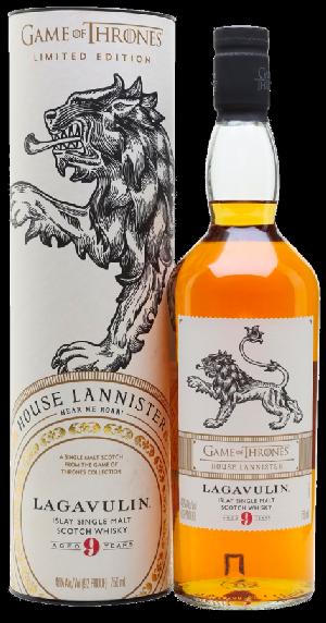 Lagavulin 9YO Game of Thrones House Lannister 46% 0,7l (tuba)