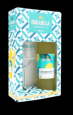 Isolabella Limoncelo 30% 0.7L (dárkové balení s 1 sklenicí)