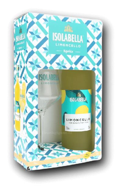 Isolabella Limoncelo 30% 0.7L (dárkové balení s 1 sklenicí)