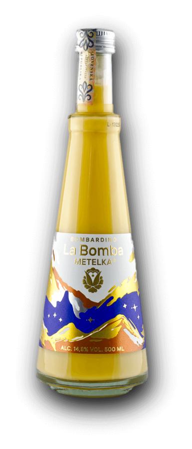Metelka La Bomba Bombardino 14,8% 0,5L (holá láhev)