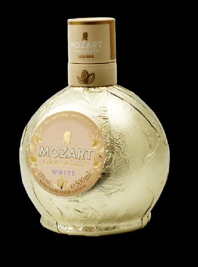 Mozart White Chocolate Vanilla Cream 15% 0,5L (holá láhev)