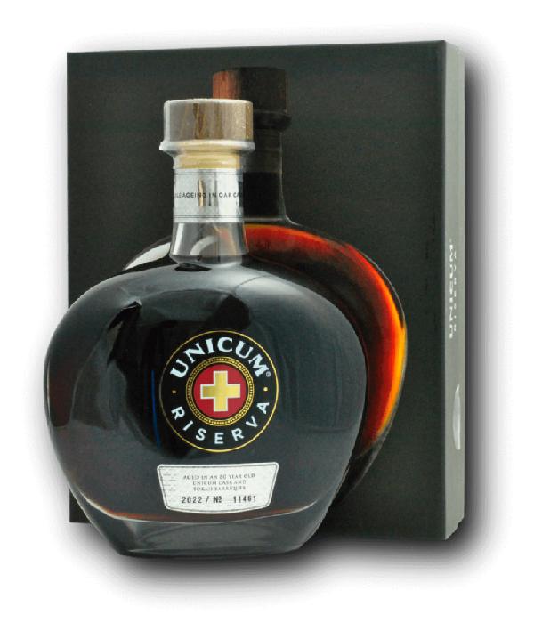 Zwack Unicum Riserva 40 % – dárkové balení, 0,7 l