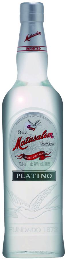 Matusalem Platino Rum 40% – třikrát destilovaný bílý rum, 0,7 l