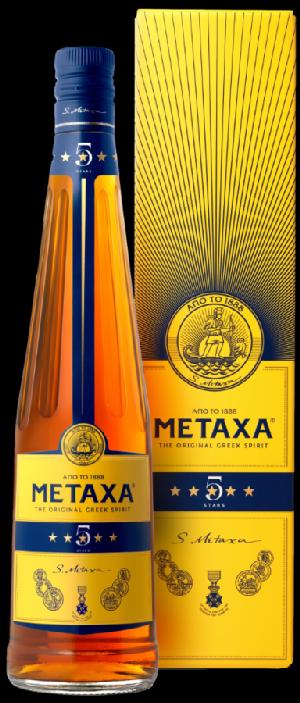Metaxa 5* 38% 0,7L (karton)