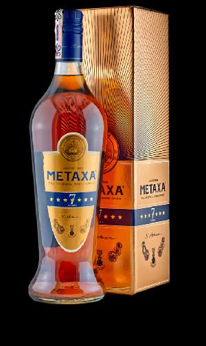 Metaxa 7* 40% 1,0L (holá láhev)