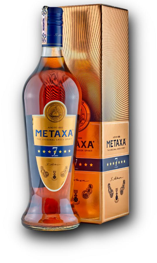 Metaxa 7* 40% 1,0L – řecký destilát