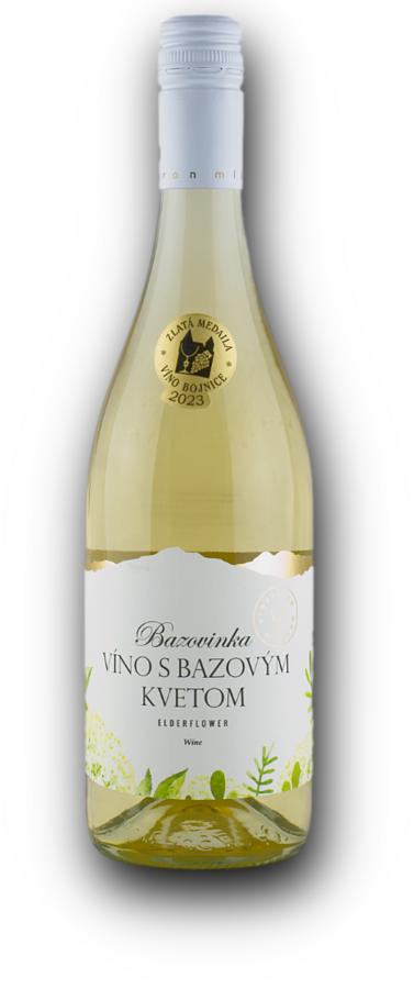 Bazovinka – Víno s bezovým květem 11% 0,75L (polosladké)