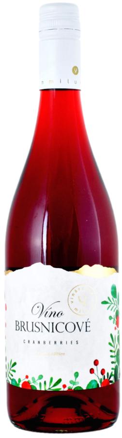 Miluron Brusnicové víno 11% 0,75 l – slovenské ovocné víno