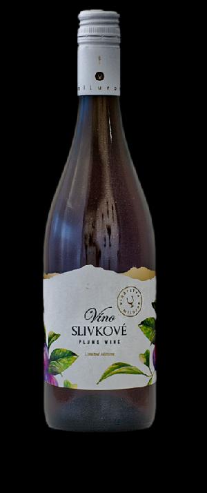 Miluron Slivkové Víno 10,5% 0,75L (holá láhev)