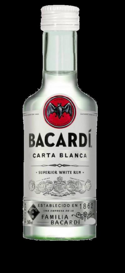Mini Bacardi Carta Blanca 40% 0,05l (holá láhev)