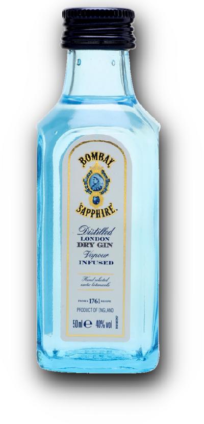 Mini Bombay Gin 40% 0.05L (holá láhev)