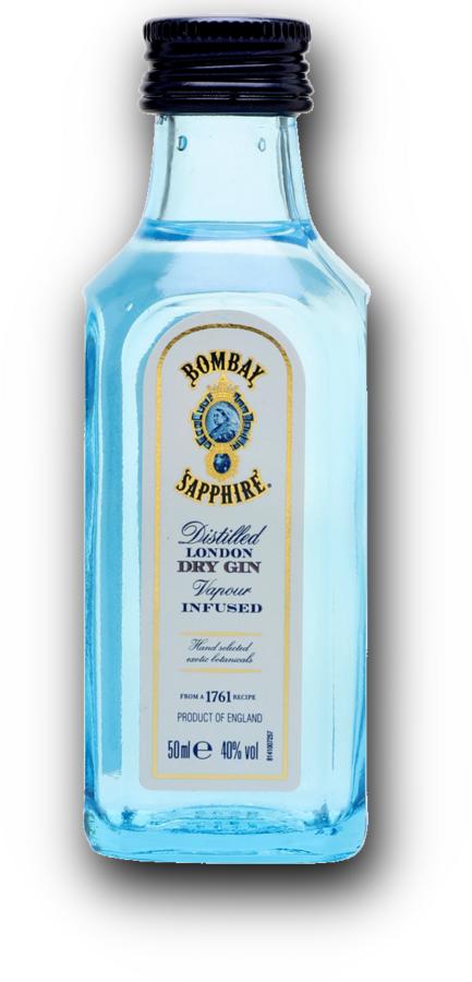 Bombay Sapphire London Dry Gin 40% 0,05L (miniatura)
