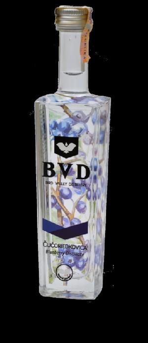 Mini BVD Čučoriedkovica 45% 0,05l (holá láhev)