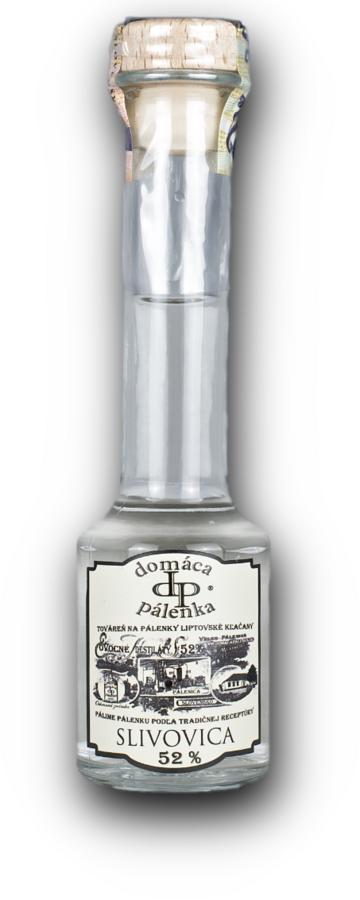 Domáca Pálenka Slivovica Mini 52% 0,05L