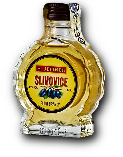 R. Jelínek Slivovice Zlatá 45% 0,05L (holá láhev)