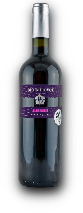 PD Mojmírovce Alibernet 2023 Suché Červené Víno 12,5% 0,75L