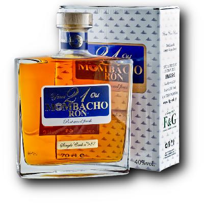 Mombacho 21YO Single Cask Port Wood Finish Rum 40% 0,7L