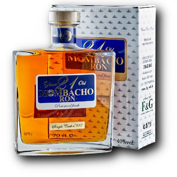 Mombacho 21YO Single Cask Port Wood Finish Rum 40% 0,7L
