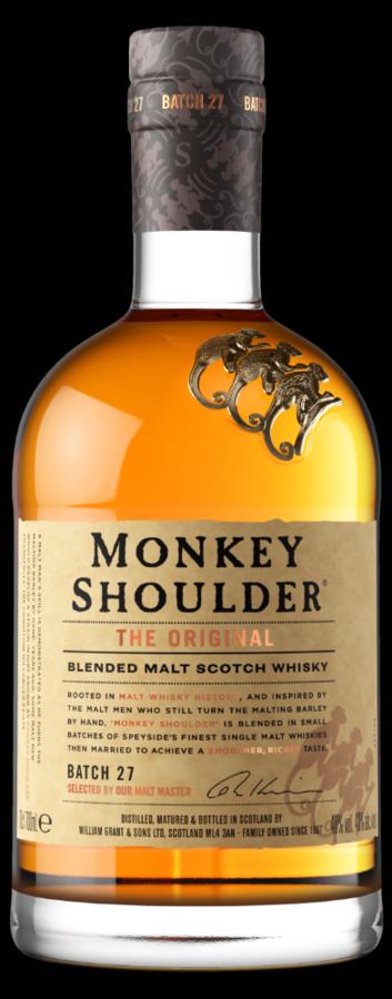 Monkey Shoulder 40% 0,7L (holá láhev)