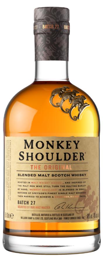 Monkey Shoulder Speyside blended malt whisky 40% 0,7 l