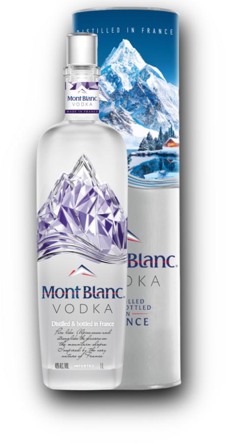 Mont Blanc Ultraprémiová Francouzská Vodka 40 % 1,0 l – tuba