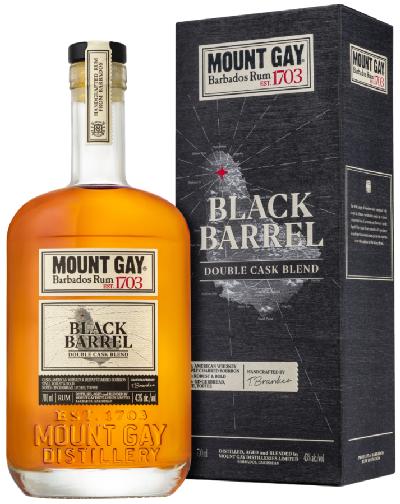 Mount Gay Black Barrel Double Cask Blend Rum 43% 0,7L (karton)