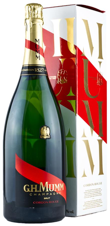 G. H. Mumm Cordon Rouge Brut Champagne 12,5% 1,5 l Magnum