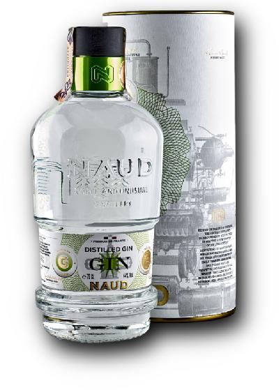 NAUD Gin 44% 0,7L – tuba