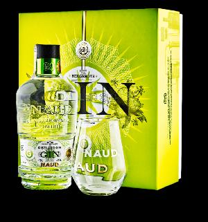 NAUD Gin 44% 0.7L (dárkové balení s 1 sklenicí)